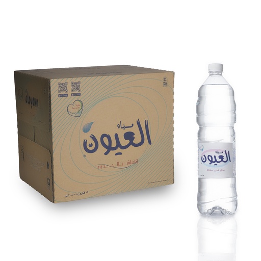 مياه العيون 1.5 لتر – 12 عبوة